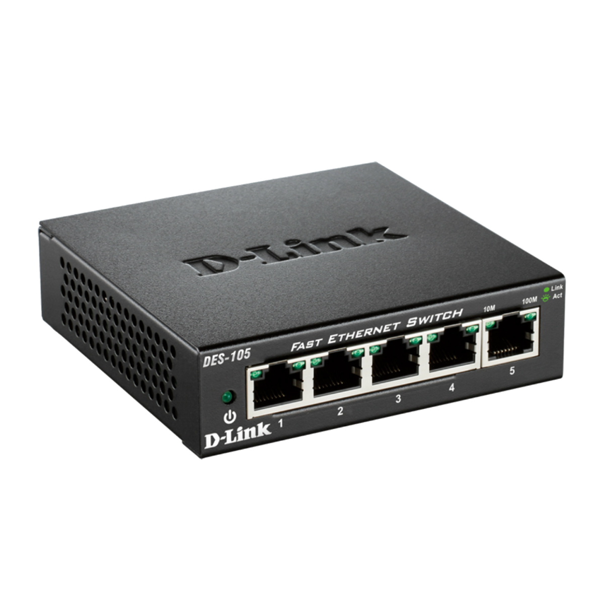سوئیچ شبکه 5 پورت دی لینک مدل DES-105-2
